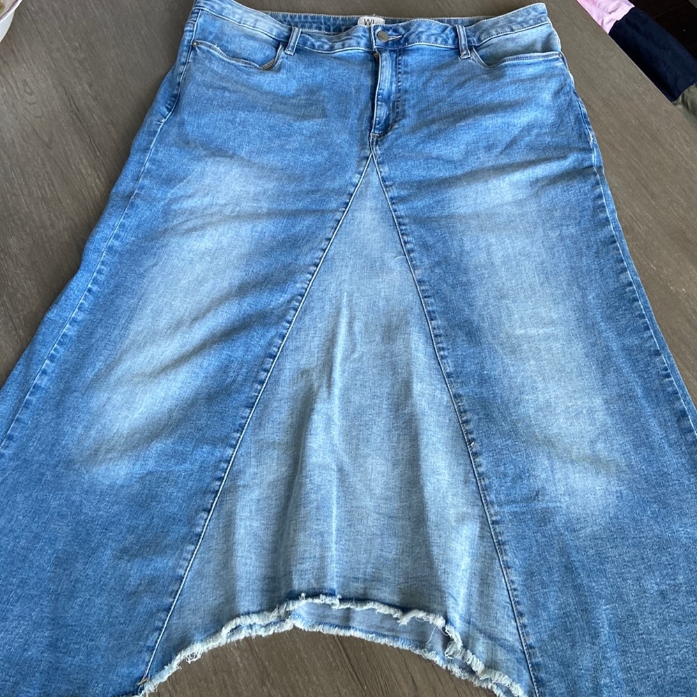 WashLab Denim Skirt-Like New!
